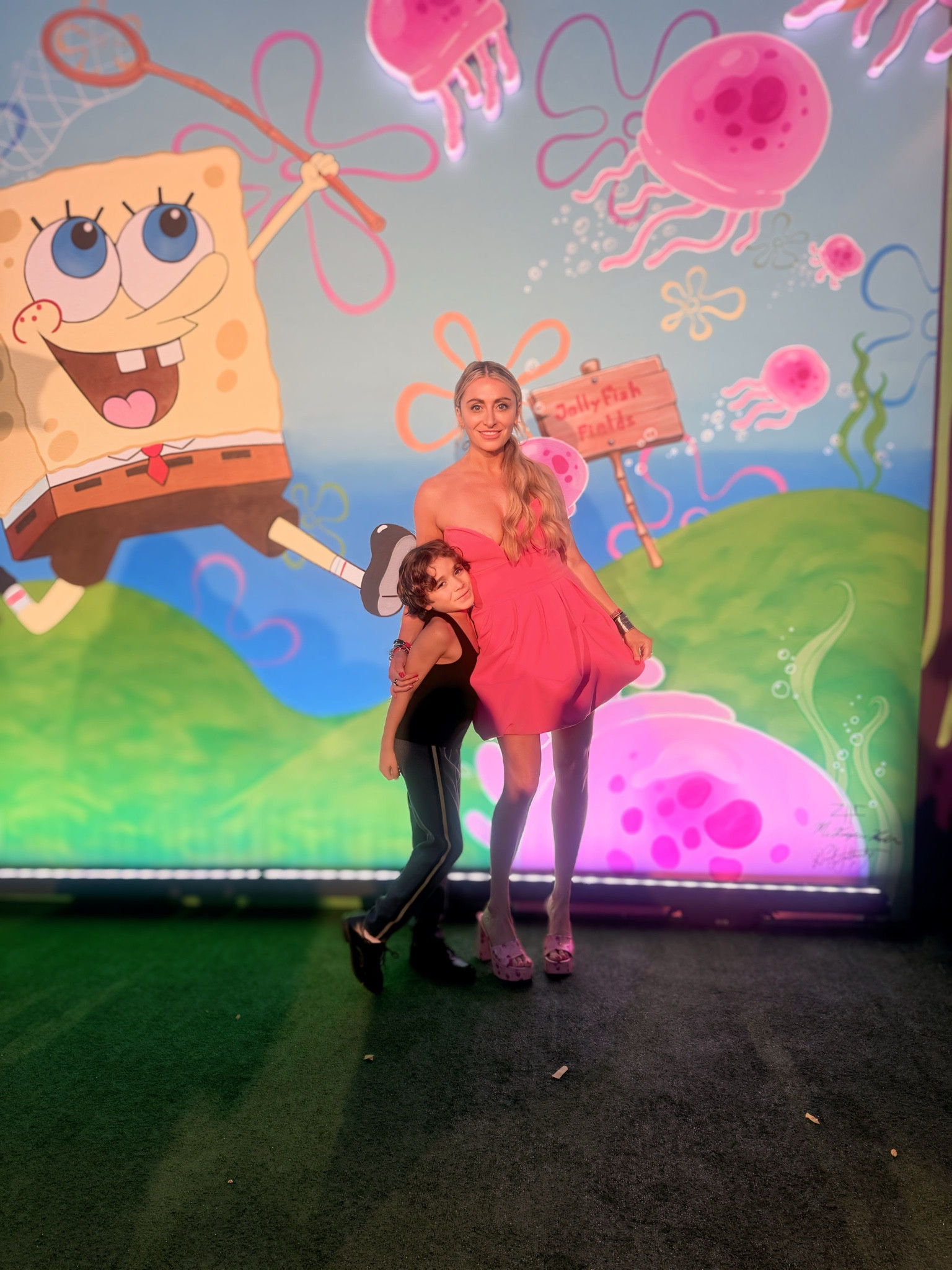 Obsessed with this pink dress for the kids choice awards! 

#LTKParties #LTKShoeCrush #LTKWorkwear