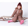 Mosaic Snowsuit, Cocoa Brown | Maisonette