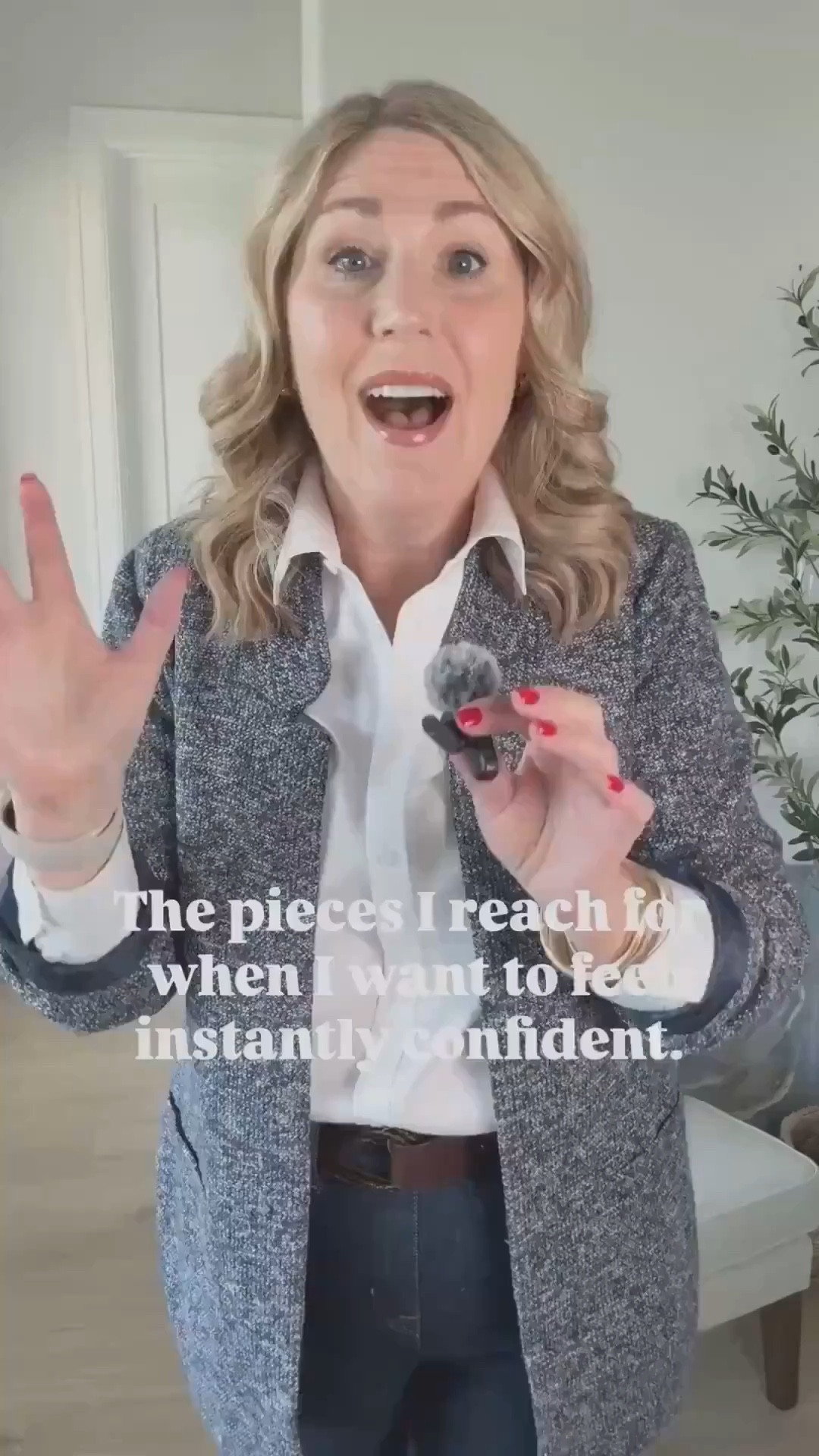 The pieces I reach for when I want to feel instantly confident. @Spanx 

Knit blazer runs tts. Relaxed fit. ♥️
Flare legged denim runs tts. Very stretchy. Size up one for a roomier fit. 

Dress runs true to size. Has a relaxed fit. Very comfortable and soft. 🙌

Waffle knit tunic top in navy has an oversized fit. ♥️  I’m wearing my normal size here. Very comfortable and soft. Wear alone or with a T-shirt under or a collared shirt.

Denim are a straight slim leg style. They have a functioning zipper. Very stretchy. Soft. Easy to wear with tunic tops or oversized sweaters or sweatshirts.😘

Spanx discount code for the denim: CINDYXSPANX 

#LTKWatchNow #LTKShoeCrush #LTKParties #LTKStyleTip #LTKItBag #LTKGiftGuide #LTKFindsUnder50 #LTKFindsUnder100 

#LTKSaleAlert #LTKMidsize #LTKOver40 #LTKWorkwear #LTKBeauty #LTKootd #LTKPetite #LTKPlusSize #LTKSeasonal