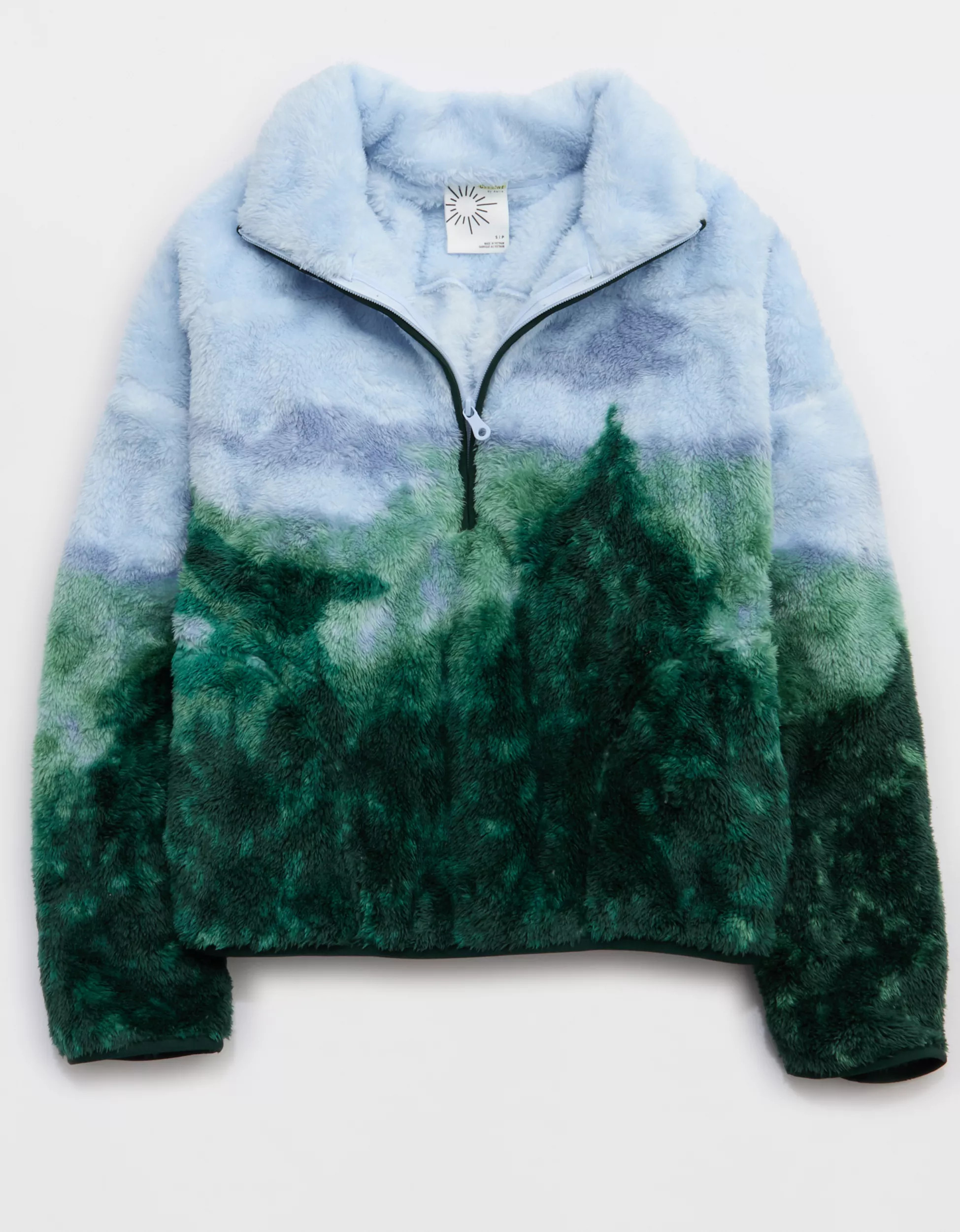 OFFLINE By Aerie Sherpa Quarter Zip Jacket | Aerie