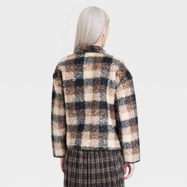 Women's Plaid Sweater Overcoat - Knox Rose™ | Target