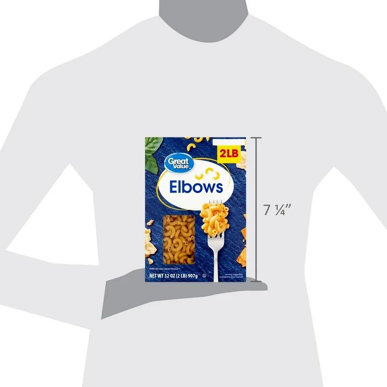Great Value Elbows Pasta, 32 oz | Walmart (US)