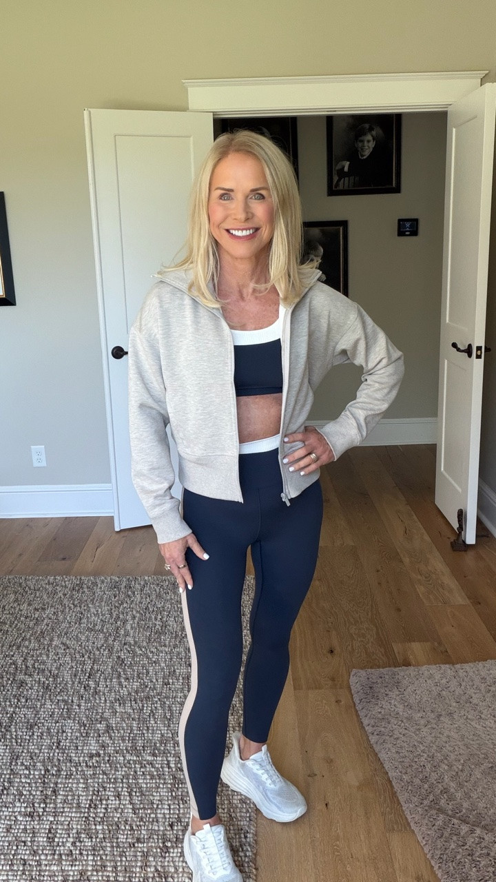 More fun activewear from target this fall. Loving this two piece set! Buttery soft with a cute color blocking! 7/8th length in the leggings which is perfect for me at 5’5”!

#LTKfitnessgoals #LTKgrwm #LTKActive