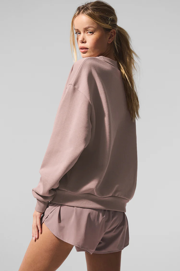 Accolade Crew Neck Pullover - Taupe | Alo Yoga (US)