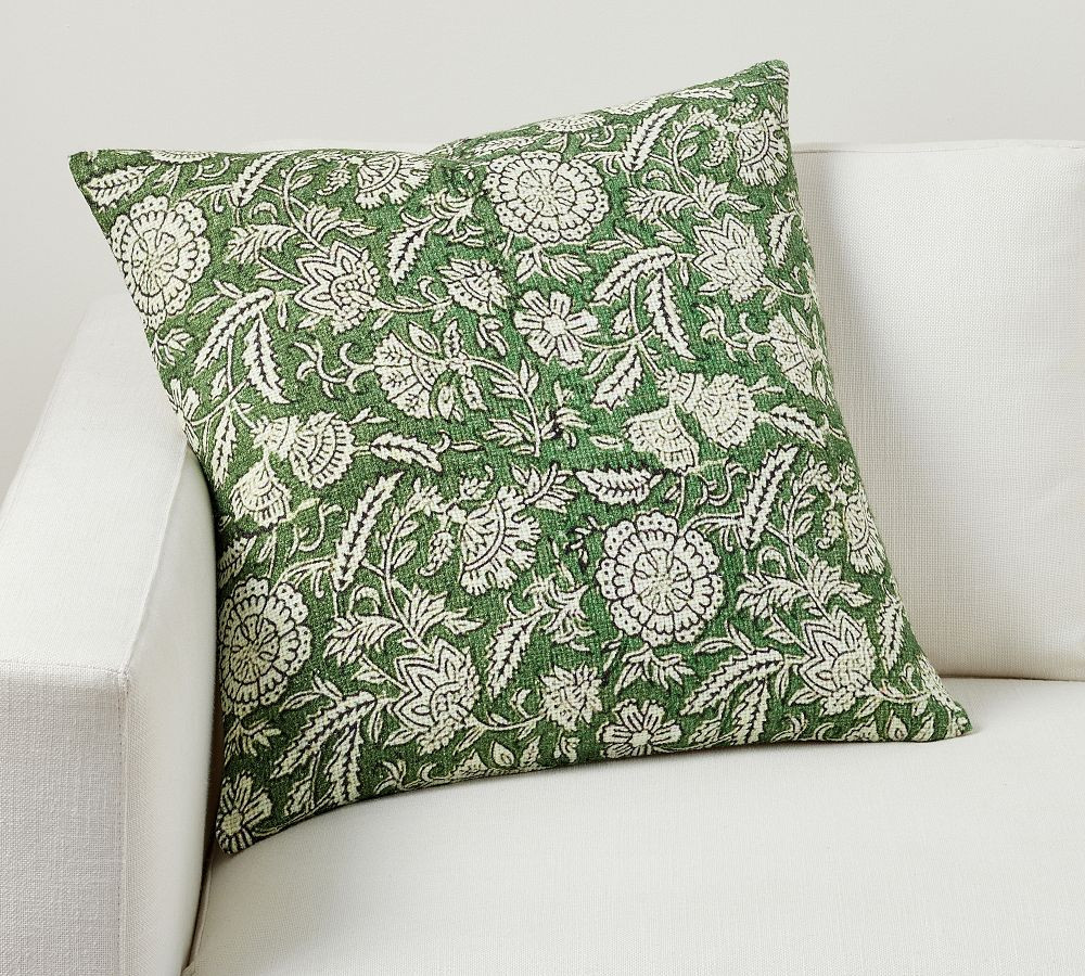 Cassia Floral Pillow | Pottery Barn (US)