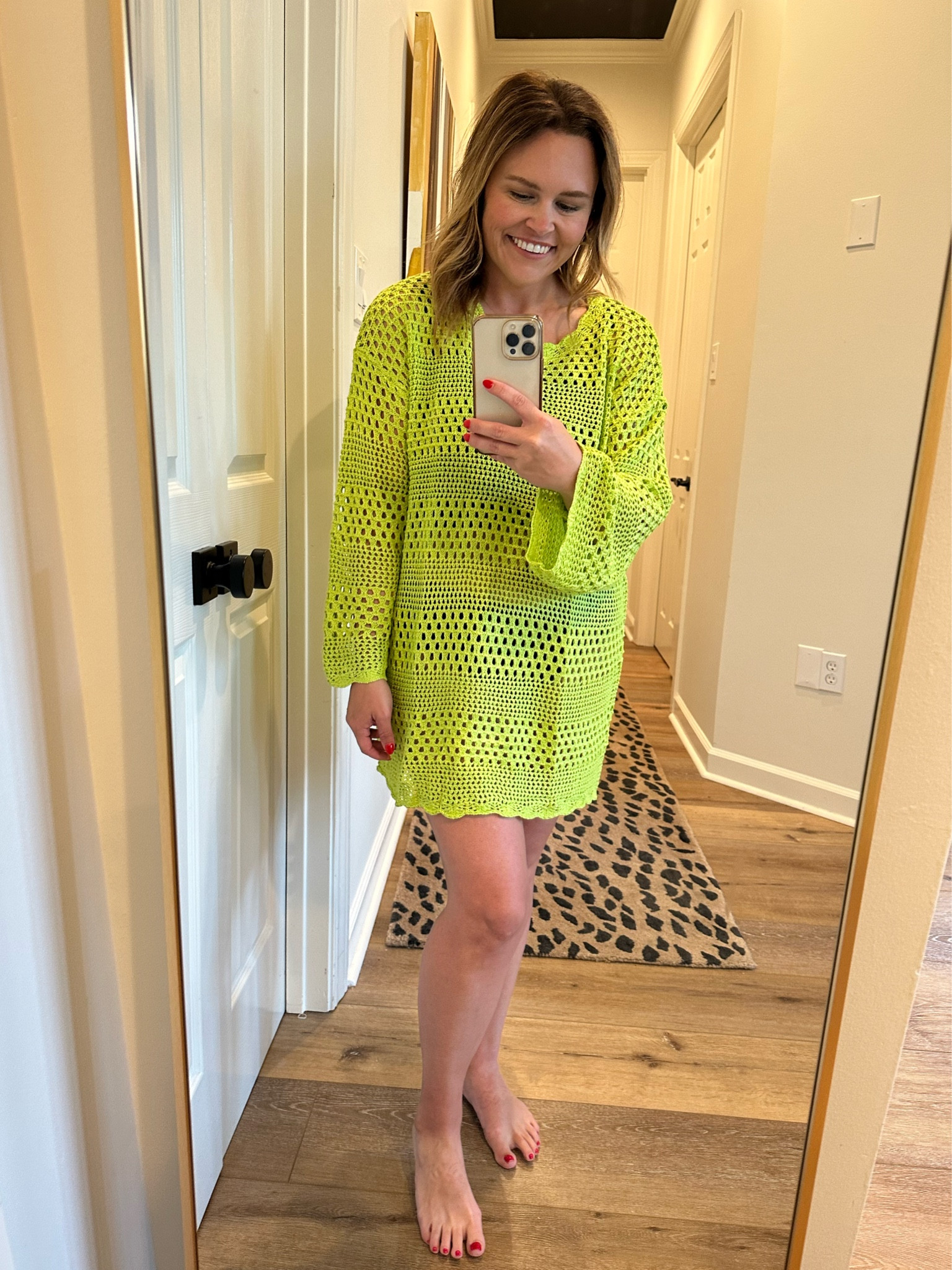 Amazon crochet coverup. Great quality! Runs TTS for a slightly oversized look! 

Hermoza high waisted two piece swimsuit worn underneath. Wearing a size 10 in the top and size 8 in bottoms. I say TTS or runs slightly small so could size up if in between. I am typically a size 6 in jeans and sized up and fits great. 

#swimsuitcoverup #crochetcoverup #swimsuit #summerstyle #momfriendly 



#LTKtravel #LTKFind #LTKswim