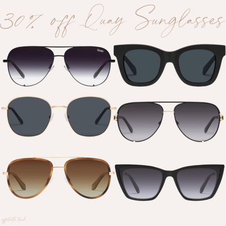 Ends tonight! Quay sunglasses are 30% off sitewide 

#LTKSaleAlert #LTKFindsUnder100 #LTKStyleTip