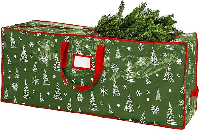 Christmas Tree Storage Bag - Stores 7.5 Foot Artificial Xmas Holiday Tree, Durable Waterproof Mat... | Amazon (US)