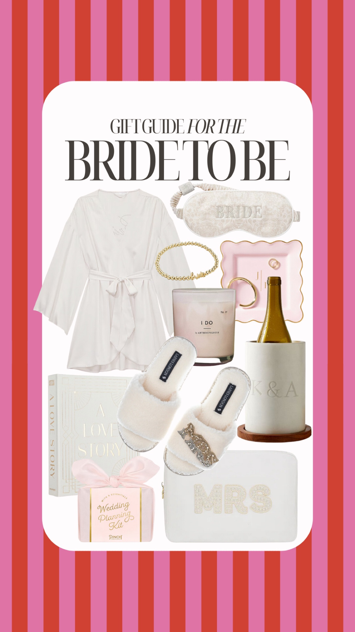 Gift ideas for the bride to be! 

#LTKHoliday #LTKGiftGuide #LTKCyberWeek