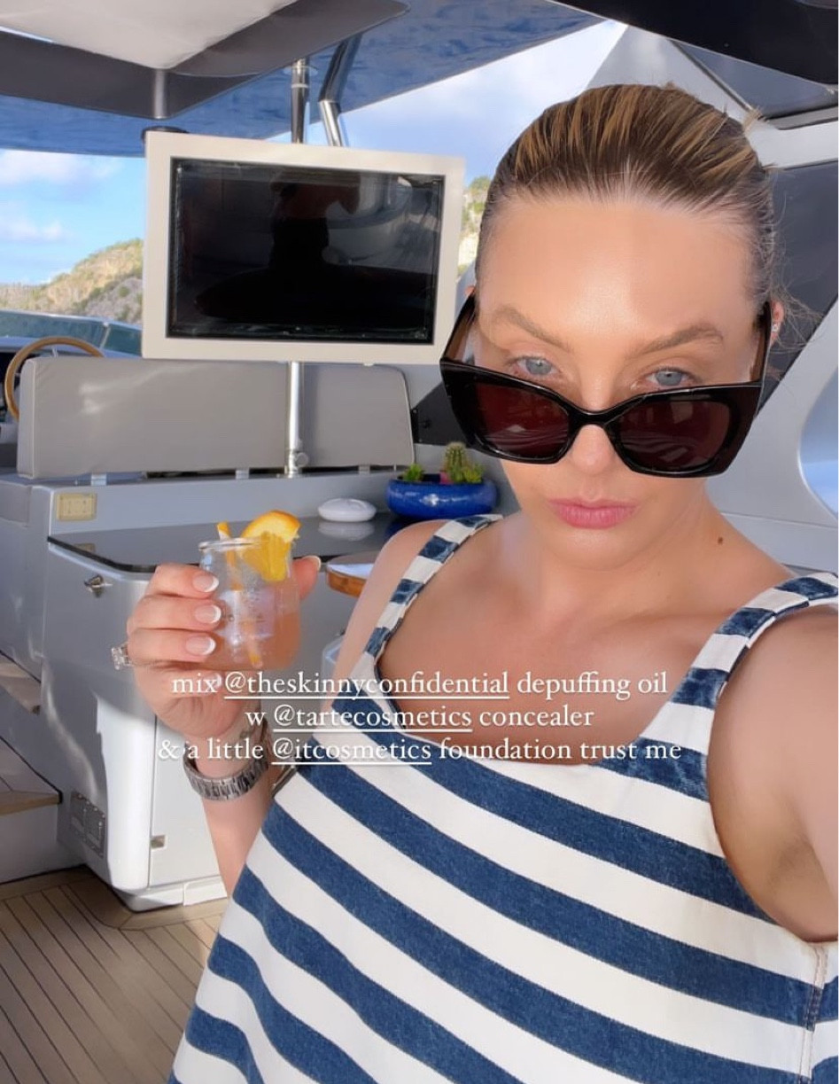 The best foundation mix - Tarte concealer, IT Cosmetics foundation, and depuffing oil from Skinny Confidential

#LTKSeasonal #LTKFind #LTKbeauty