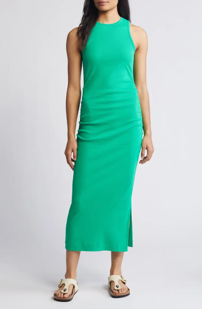 Ruched Tank Midi Dress | Nordstrom