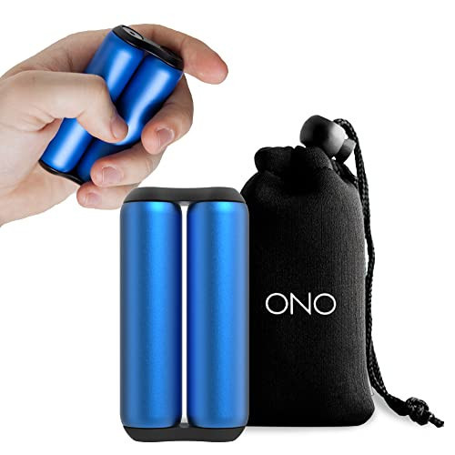 ONO Roller - Handheld Fidget Toy for Adults | Help Relieve Stress, Anxiety, Tension | Promotes Focus, Clarity | Compact, Portable Design (Full Size/Aluminum, Sapphire) | Amazon (US)