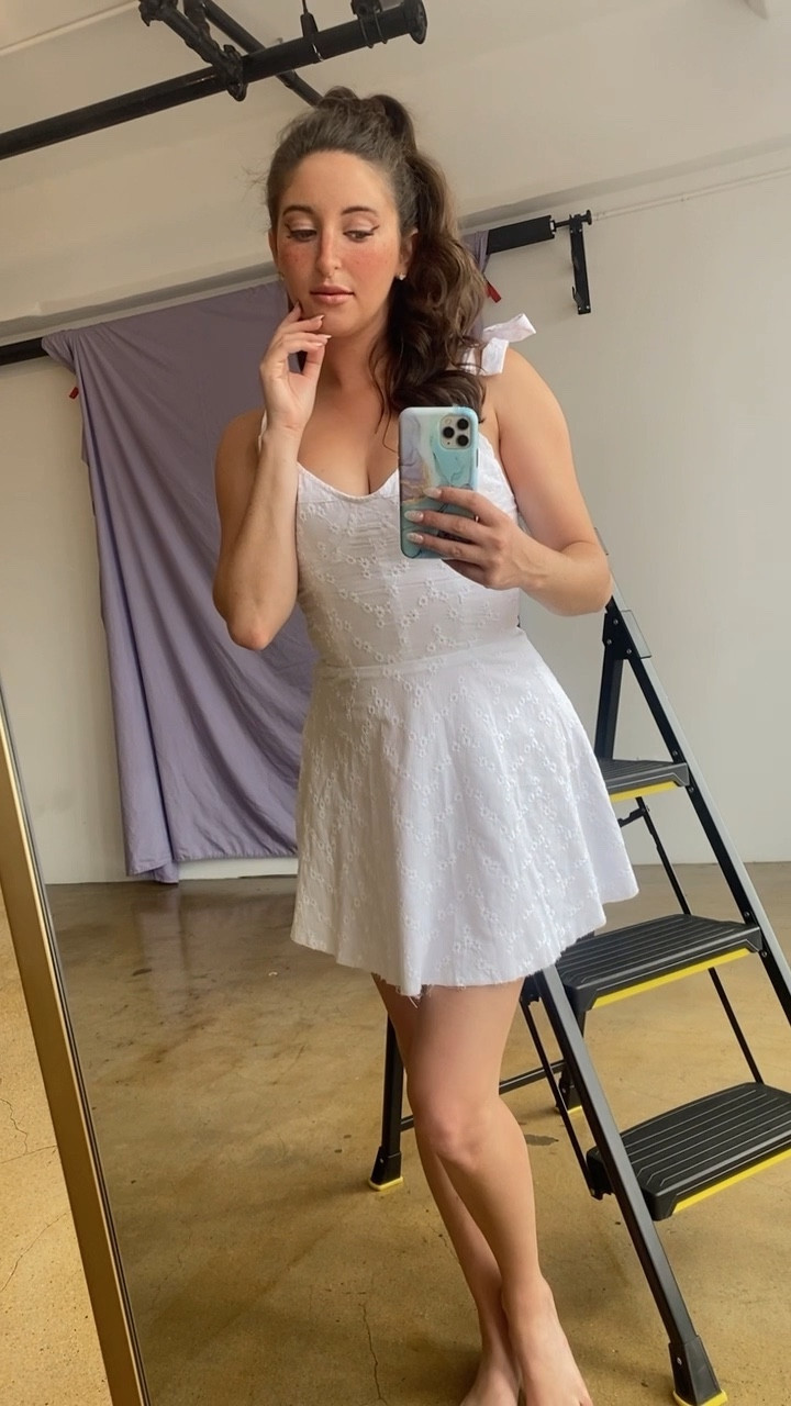 bts from a fun little creative shoot I did with a friend :) dupe dress from saks 5th Ave, size 4 

#LTKstyletip #LTKbeauty