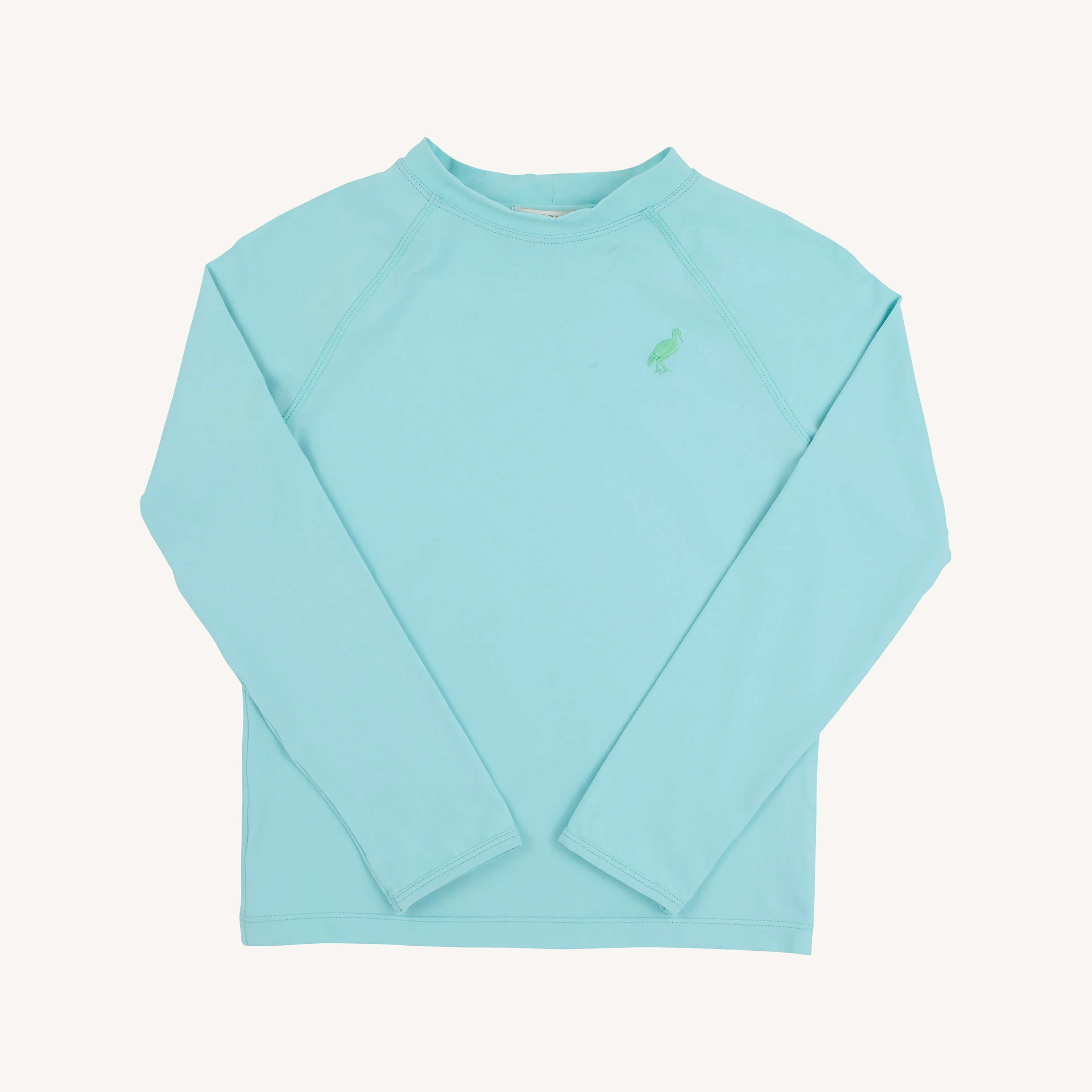 Walker's Wave Spotter Swim Shirt - Edisto Egg Blue with Grace Bay Gree | The Beaufort Bonnet Company