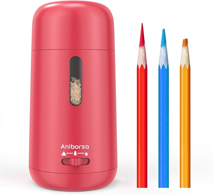 Automatic Electric Pencil Sharpener - Auto Feed, Auto Stop & Auto Eject, Rechargeable for Classro... | Amazon (US)