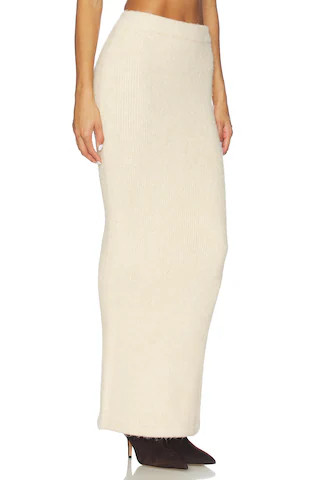 SNDYS Winnie Maxi Skirt in Cream from Revolve.com | Revolve Clothing (Global)
