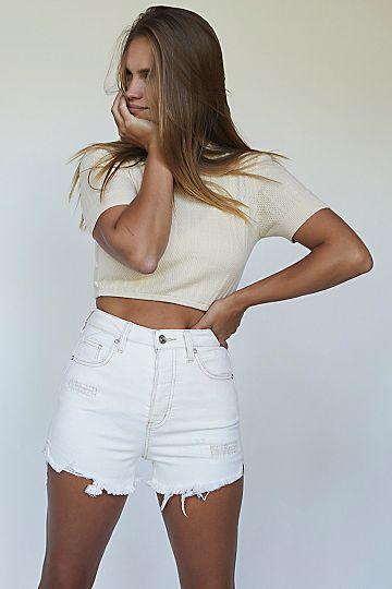 CRVY Vintage High-Rise Shorts | Free People (Global - UK&FR Excluded)