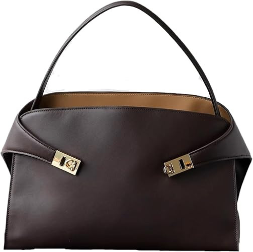 Women's Leather Tote Bag, Soft Top-Grain Cowhide Shoulder Bag for Business and Work | Amazon (US)