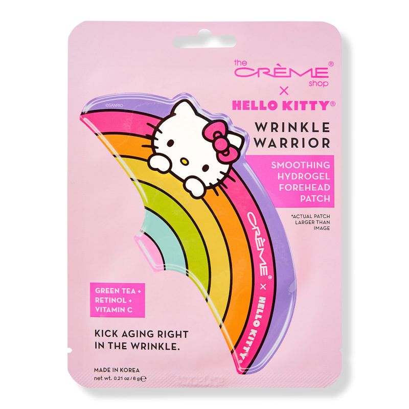 The Crème Shop Hello Kitty Wrinkle Warrior Smoothing Hydrogel Forehead Patch | Ulta Beauty | Ulta