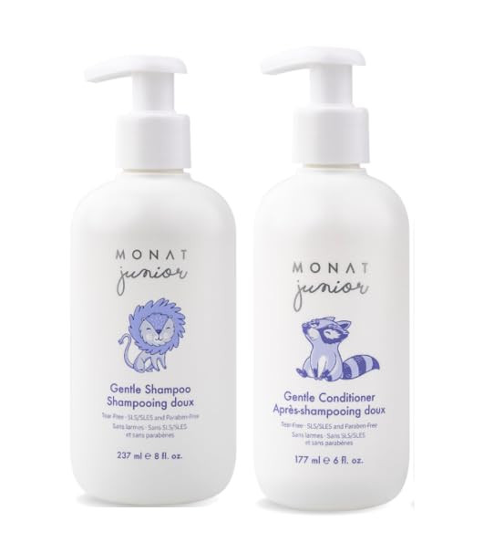 MONAT Junior™ Gentle Shampoo and Conditioner Set – Safe, Tear-Free, Anti-Frizz, All-Natural, ... | Amazon (US)