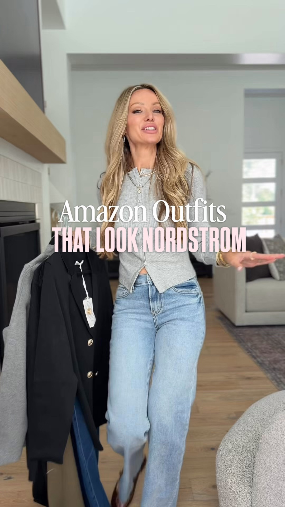 These Amazon outfits are giving Nordstrom style without the Nordstrom price tag. 🤎 
Comment AMAZON and I’ll send you the details 

I love finding pieces that feel polished and current, but are still easy enough to wear in real life.

A great jacket with denim, classic cardigans, wide-leg trousers, simple neutrals — these are the kinds of pieces that instantly make an outfit feel more elevated without making getting dressed complicated.

If you love that clean, put-together Nordstrom look but want more affordable options, these Amazon finds are SO good. Which outfit is your favorite?

#amazonfashion #amazonoutfits #falloutfits #affordablefashion #amazonfinds