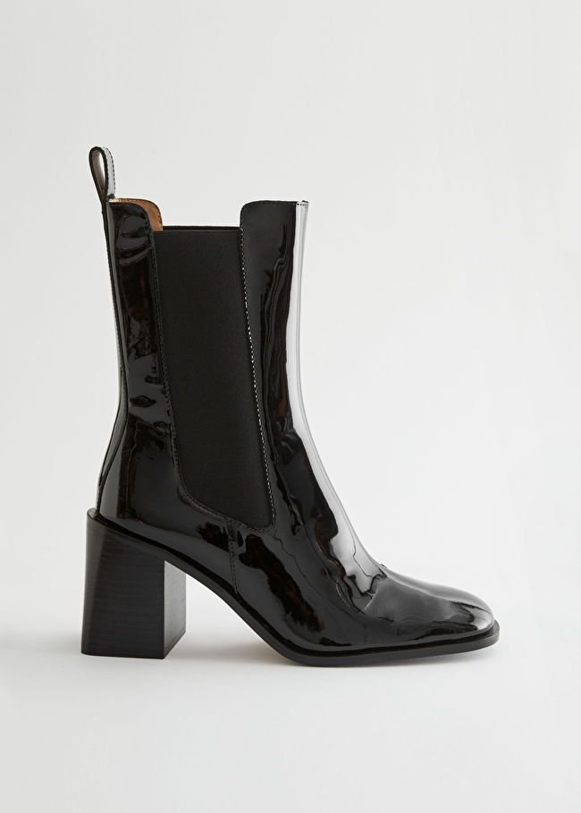 Heeled Leather Chelsea Boots | & Other Stories (EU + UK)