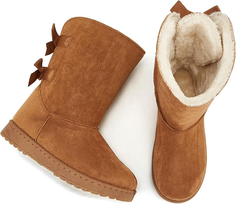 Women's Winter Boots For Women Mid Calf Boots Fuzzy Snow Boots Fur Lined Ankle Booties Warm Boots | Amazon (US)