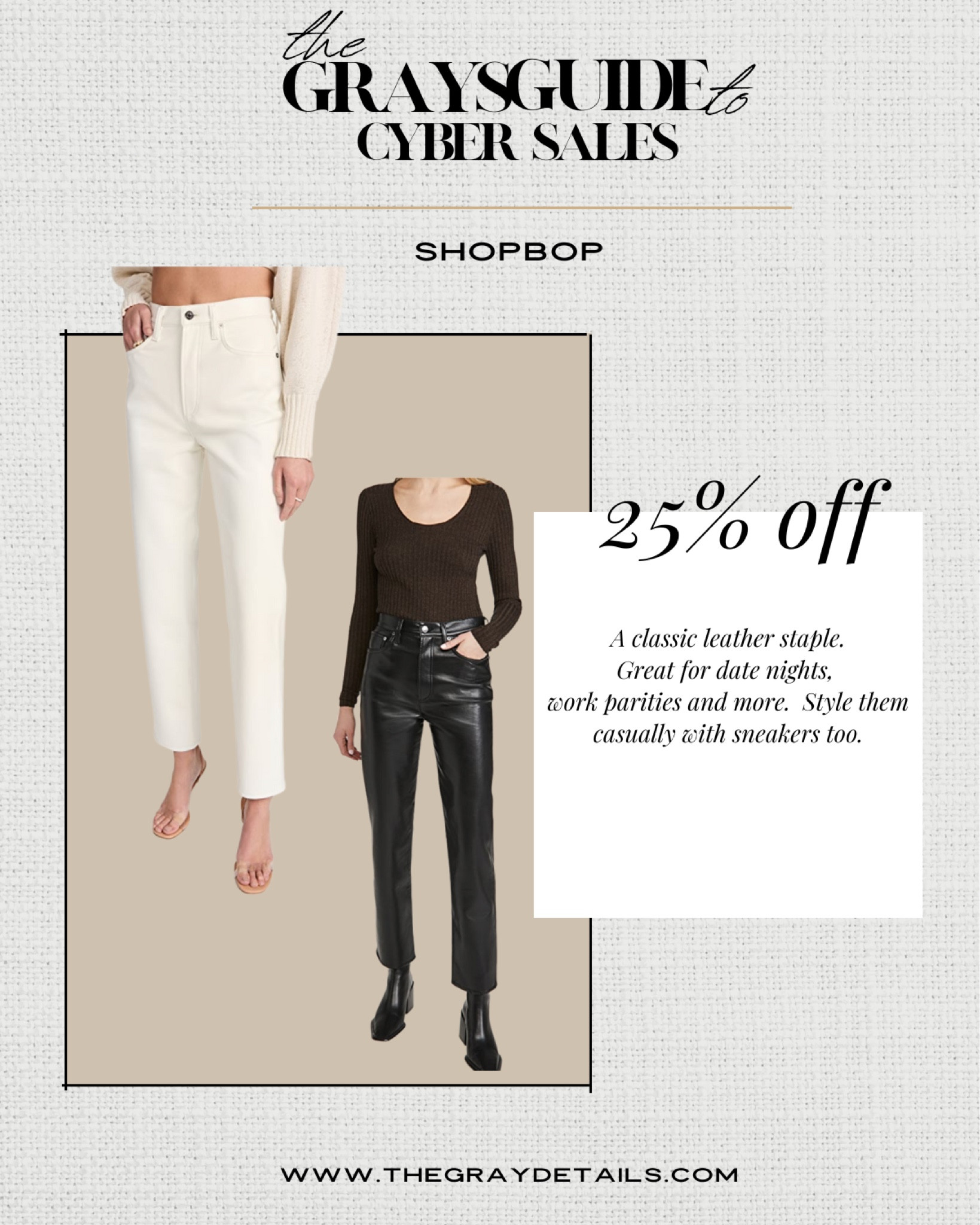 Agolde 25% off at Shopbop. Holiday outfit 

#LTKHoliday #LTKCyberweek #LTKsalealert