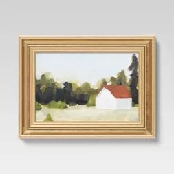12" x 16" Woodland Farmhouse I Framed Board - Threshold™ | Target