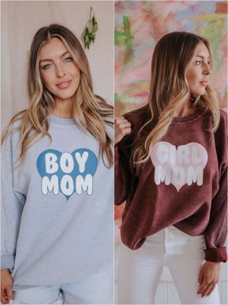 do you have big Bluey fans in your house? Grab the Boy Mom or Girl Mom corded sweatshirt in our fav show’s font now! 

#LTKbaby #LTKfamily #LTKkids