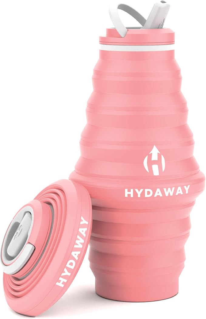 HYDAWAY 25oz Collapsible Water Bottle - BPA-Free, Leakproof, Lightweight, and Space-Saving - Perf... | Amazon (US)