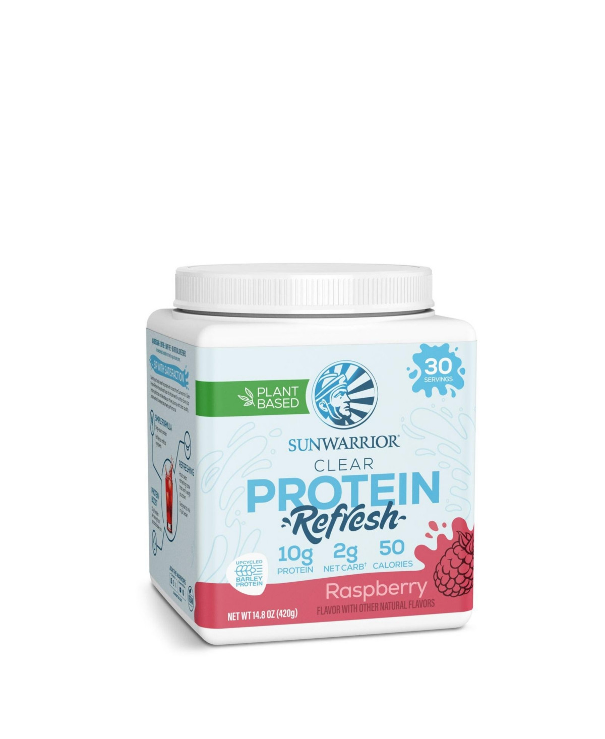 Clear Protein Refresh Protein Powder, Plant Based Protein Powder, Sunwarrior, Raspberry, 420g | Macy's