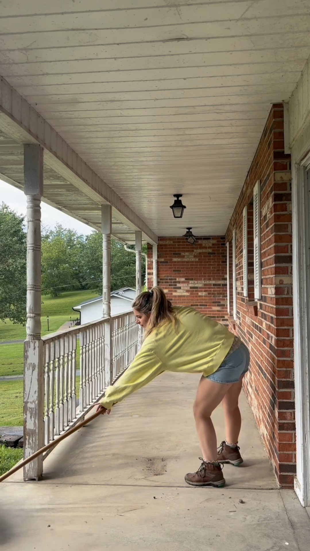 Day 3 of cleaning up our fixer upper! Really grateful for parents who built, flipped, sold houses! Having their real estate and construction backgrounds growing up has really helped make this a fun process and decision to make! The goal is for this to be a 5-10 year home, then sell and build on a bigger plot of land with the equity from this! But for now this house is attached to our best friends higland cow farm and gives our boys bonus cousins to grow up with. It lets us host our small group and puts us next to our church community because we don’t have family here! Just feeling grateful  

#LTKWorkwear #LTKFamily #LTKHome