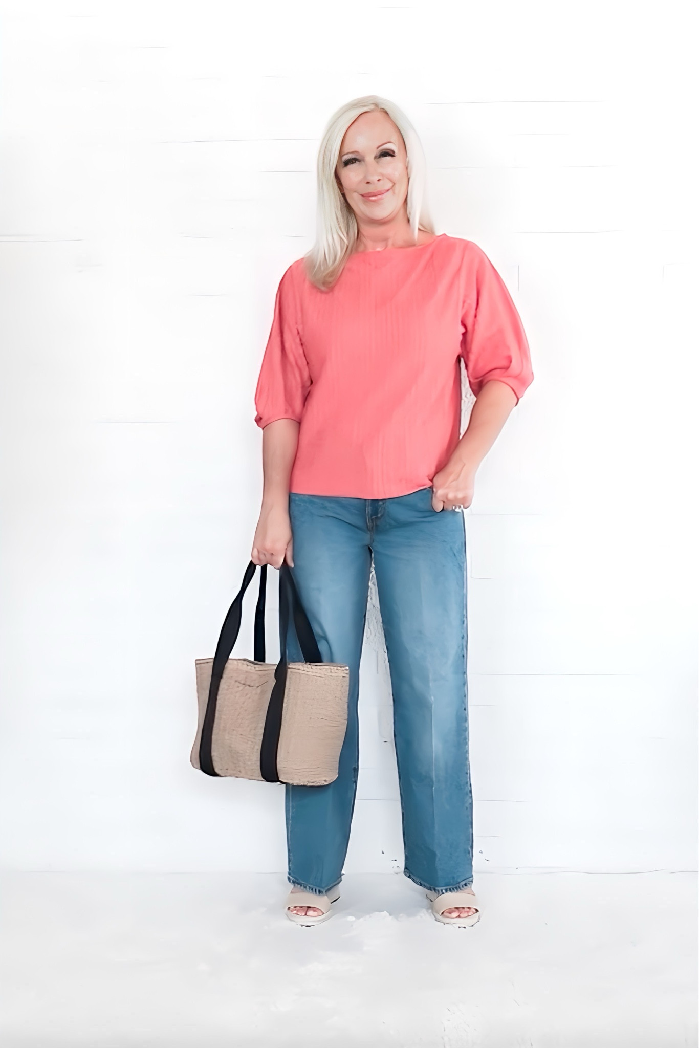 You can update your style this season by simply adding a pair of wide leg jeans.  Wide leg jeans were my best selling item for the Nordstrom sale this year and all of last winter…wow! And wide leg jeans are trending again for Fall Fashion 2024. Here, I  styled wide leg jeans with a mauve elbow sleeve blouse, straw tote & espadrilles for a casual summer outfit that transitions into early fall fashion.

#LTKStyleTip #LTKOver40 #LTKSeasonal