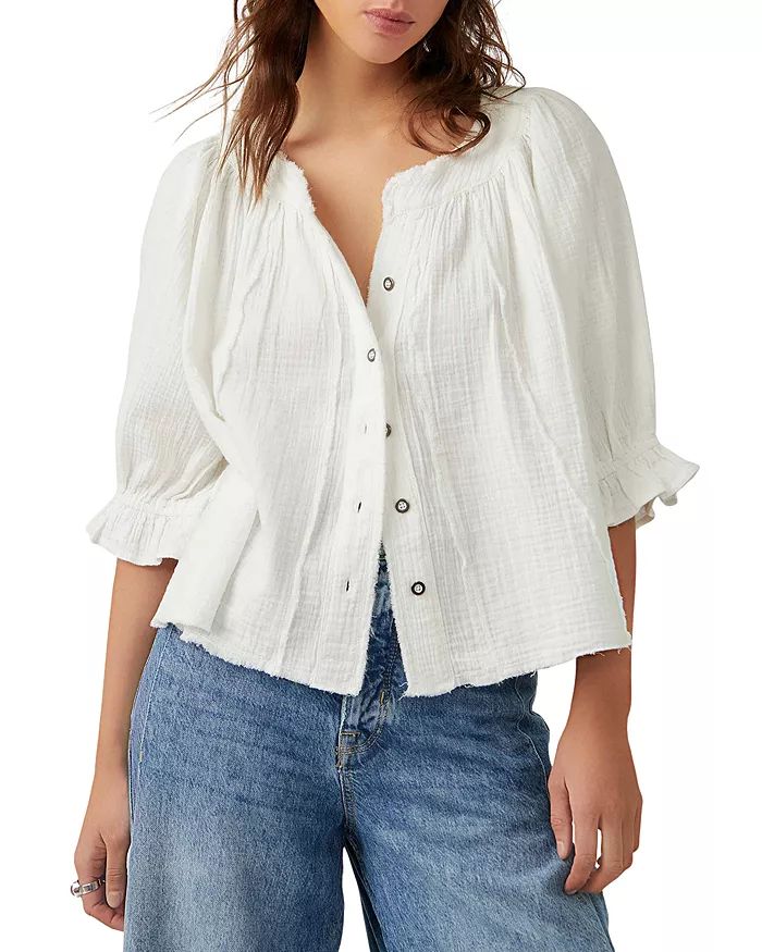 Lucy Solid Cotton Swing Top | Bloomingdale's (US)