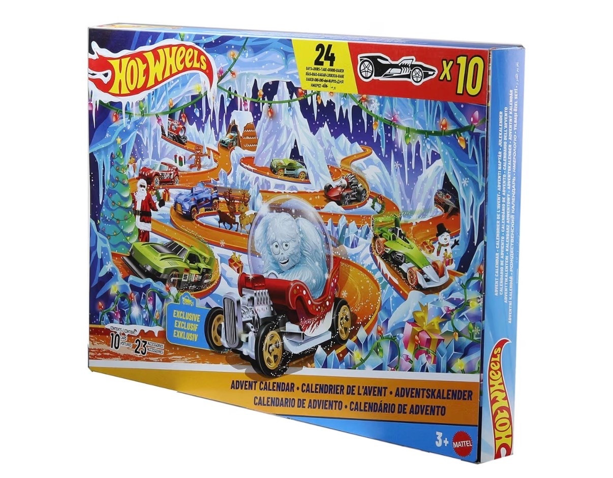 Hot Wheels Toy Cars & Playset, 2026 Advent Calendar with 10 Vehicles in 1:64 Scale, 14 Winter-Themed Accessories & 10 Ornament Clips

Boy toddler Christmas gift advent calendar

#LTKKids #LTKmomlife
