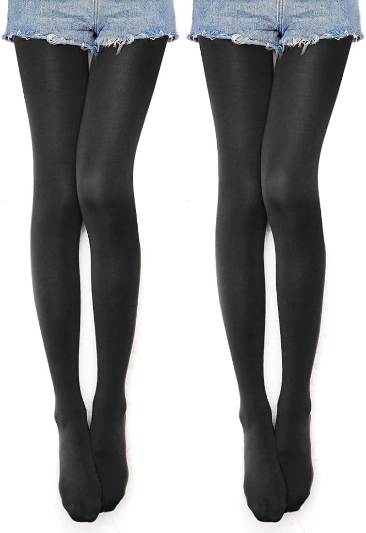 VERO MONTE 80D Opaque Tights For Women - 80 Denier Pantyhose Solid Opaque Tights | Amazon (US)