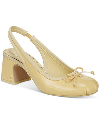 Circus NY by Sam Edelman Diane Slingback Block-Heel Ballet Pumps - Macy's | Macy's