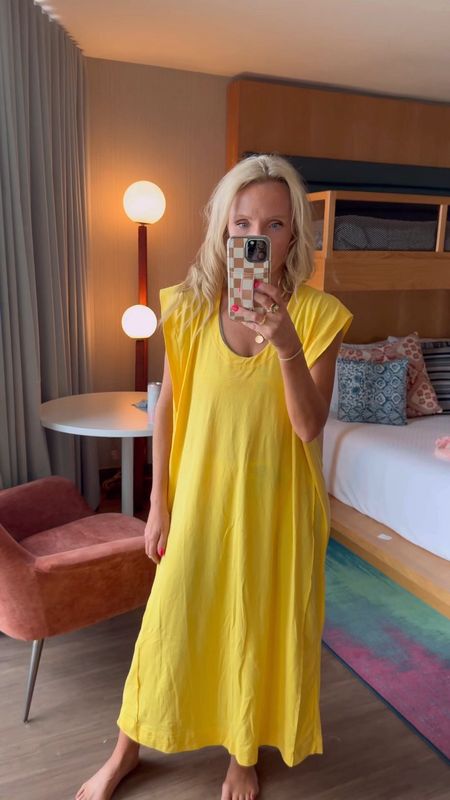 $60 Dress @freepeople 

Wearing a size small.  Available in 6 colors 💛

summer dress | beach coverup | resort wear | vacation style | boho style 

#LTKover40 #LTKswim #LTKfindsunder50