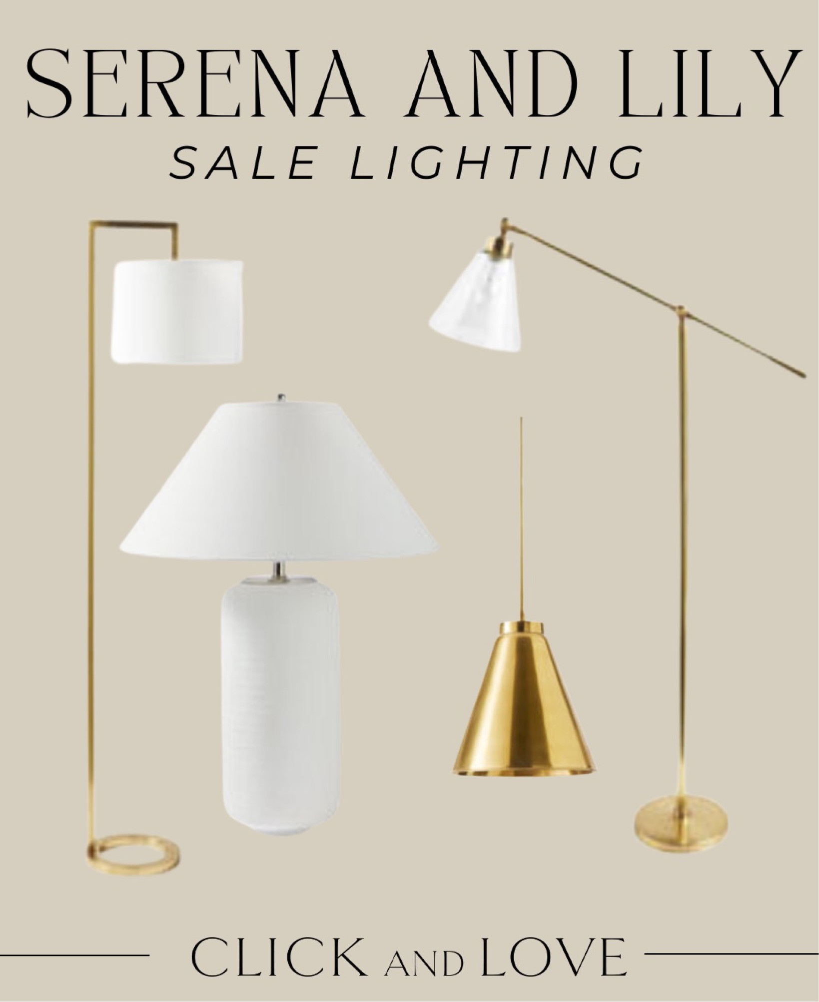 So many pretty sale lighting finds at Serena & Lily! 


Lighting, sale lighting, accent lighting, living room, dining room, office, bedroom, lamps, pendant lighting, floor lamps, brass light, neutral home, sale finds, accent decor

#LTKsalealert #LTKstyletip #LTKhome