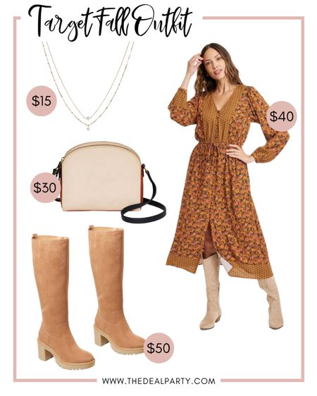 Target Fashion | Fall Outfit | Fall Fashion | Date Night | Date Outfit | Boots | Fall Boots 

#LTKSeasonal #LTKunder50 #LTKstyletip
