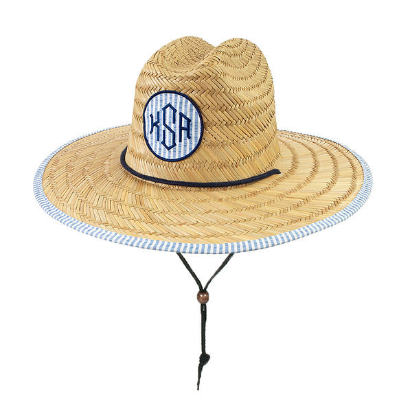 Monogrammed Straw Hat | Marleylilly