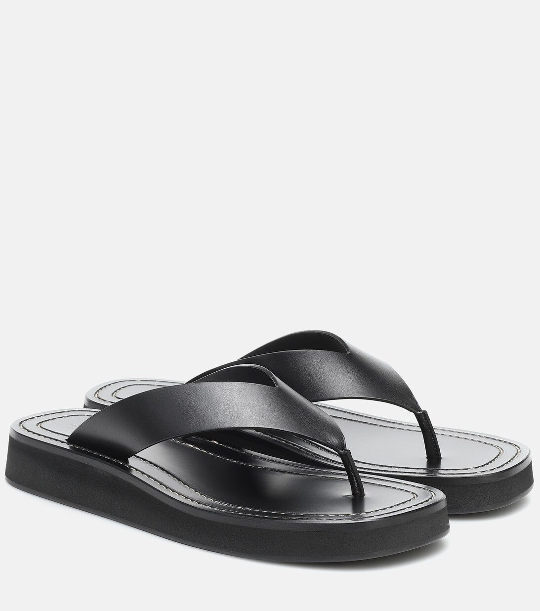Ginza leather platform slides | Mytheresa (INTL)