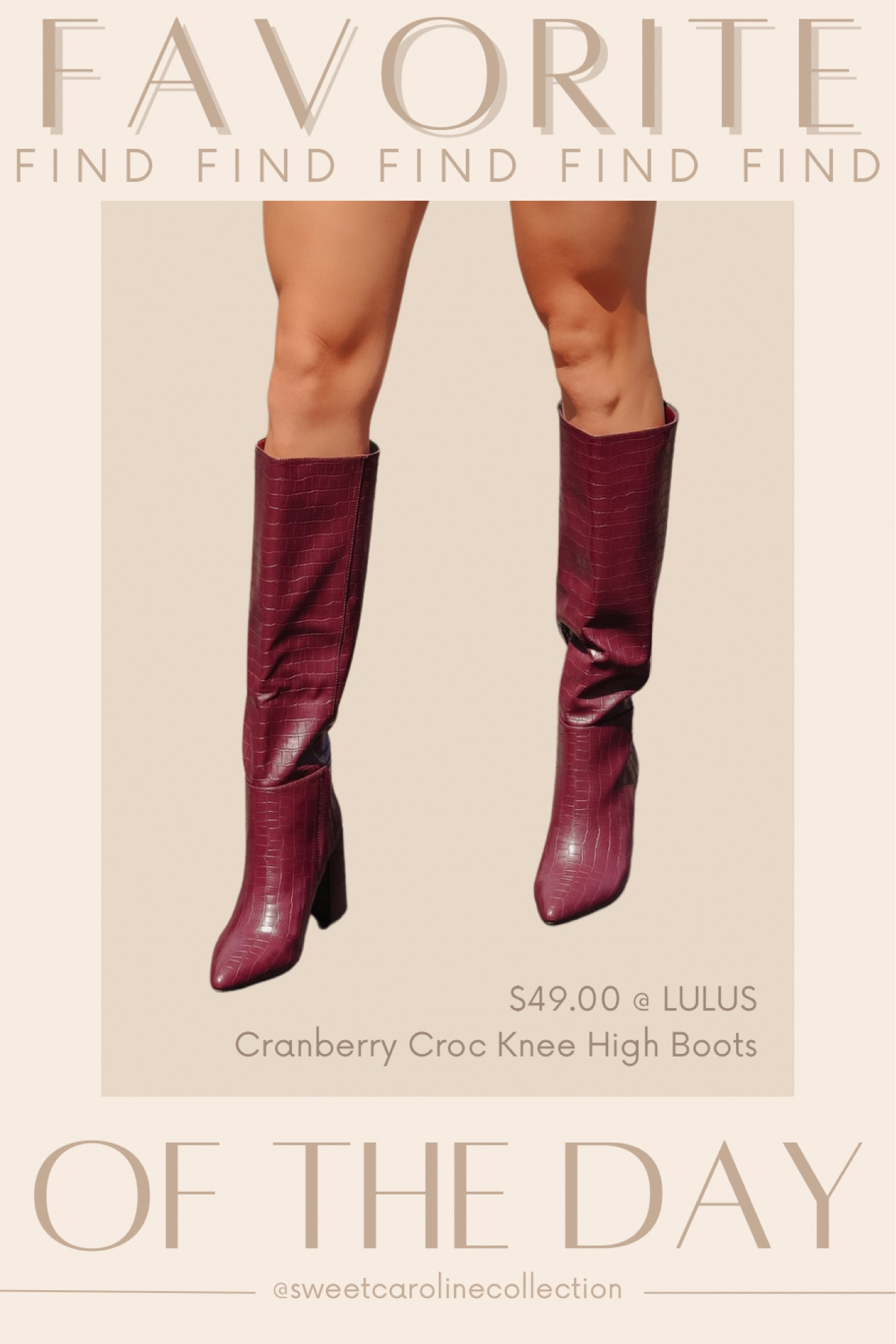 Favorite find of the day ♥️

I’m OBSESSED with these Burgundy Croc Boots! These are so stylish and beautiful for Fall and Winter and can be styled so many ways. 

Adidas, shoes, sneakers, Nike, Lamp, red boots, knee high boots, Serena & Lily, wayfair, Target, pottery barn, faux tree, Walmart, beach house, olive tree, Home Depot, Mango, animal print, home decor, interior design, Anthropologie, agua bendita, one piece swimsuit, Lisa Says Gah, one piece swimsuit, swim, Petal+pup, set, summer, Peppermayo, strapless dress, vacation dress, linen dress, shell dress, Petal + pup, Neiman Marcus, agua bendita, free people, Boden, saks fifth Avenue, gottex swimwear, Nordstrom sale, Victoria’s Secret, cleonie swim, & other stories, pac sun, matching set, sabo skirt, pink set, beach outfit, summer outfit, linen set, Amazon, Peppermayo, showpo, Dress, revolve, Elliatt, floral dress, rosette dress, Amanda uprichard, romper, Heartloom, free people, ASTR, MISA, cleobella, majorelle, Zimmermann, loveshackfancy, likely, yumi Kim, rails, Bardot, floral dress, wedding guest dress, Rachel Parcell, white dress, bride, wedding, Shopbop, English factory, heels, mules, Steve Madden, Tony Bianco, target, Anthropologie, Rachel parcell, workwear, sweater, dress, mini dress, midi dress, work dress, Tory Burch, neiman Marcus, Shoes, heels, mules, slingbacks, Sam Edelman, Prada, lululemon, shoulder bag, tote, top handle bag, belt bag, jacquemus, DSW, Macys, tuckernuck, lulus, revolve, ASTR, petal and pup, show me your mumu, Nine West, j.crew, coach, Chinese laundry, dolce vita, journee, Bag, purse, coach, bow, shoulder bag, accessories, coachtopia, love, new arrival, best seller, must have, most wanted, designer, loeffler Randall, dsw, musinsa, Amazon, dupe, radley London, affordable, under 300, under 200, under 100, sale, gift idea, gift guide, spring style, summer fashion, shoes, classy, sweet Caroline collection

#LTKfindsunder100 #LTKtravel

#LTKFindsUnder100 #LTKShoeCrush #LTKSeasonal