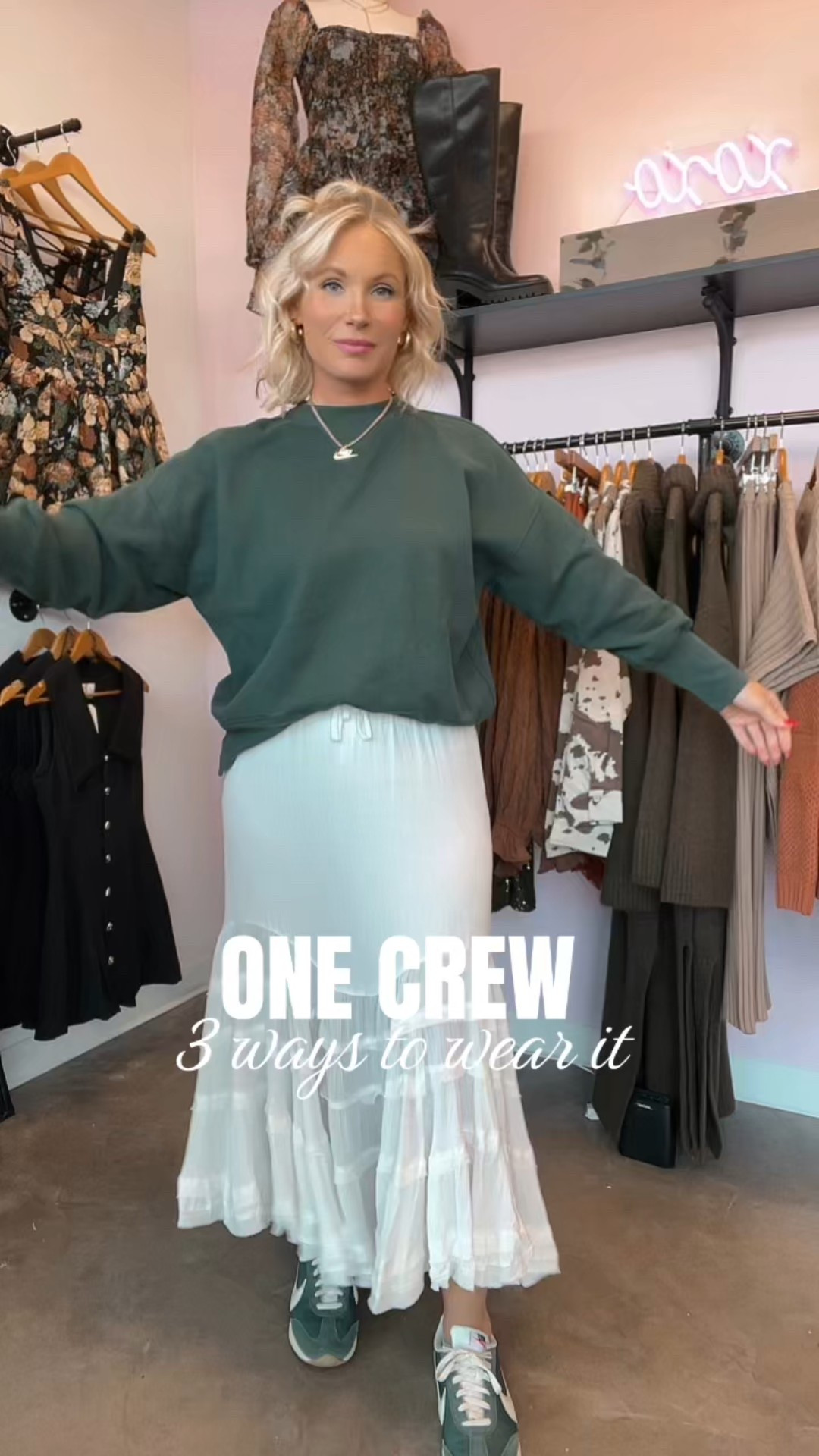 Ways to style your mock neck sweatshirt 

#LTKActive #LTKootd #LTKWorkwear