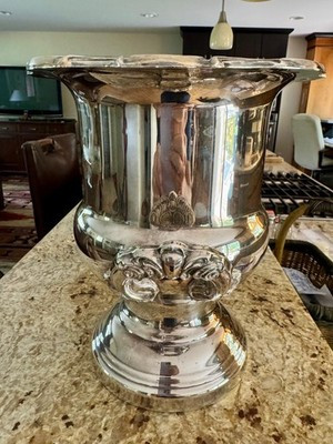 Silverplate Handled Pedestal Champagne Ice Bucket | eBay US