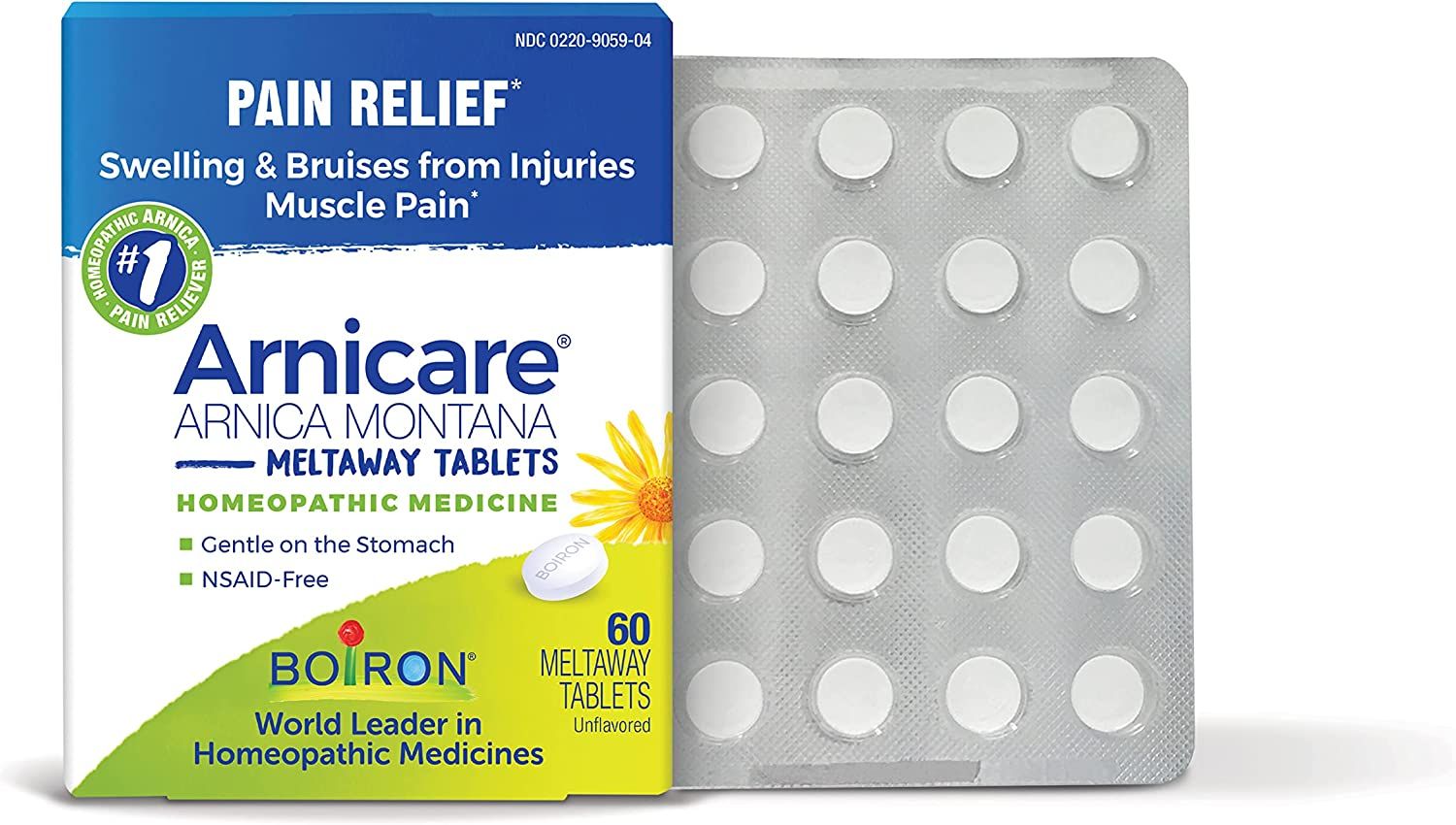 Boiron Arnicare Tablets for Pain Relief from Muscle Pain, Joint Soreness, Swelling from Injury or... | Amazon (US)