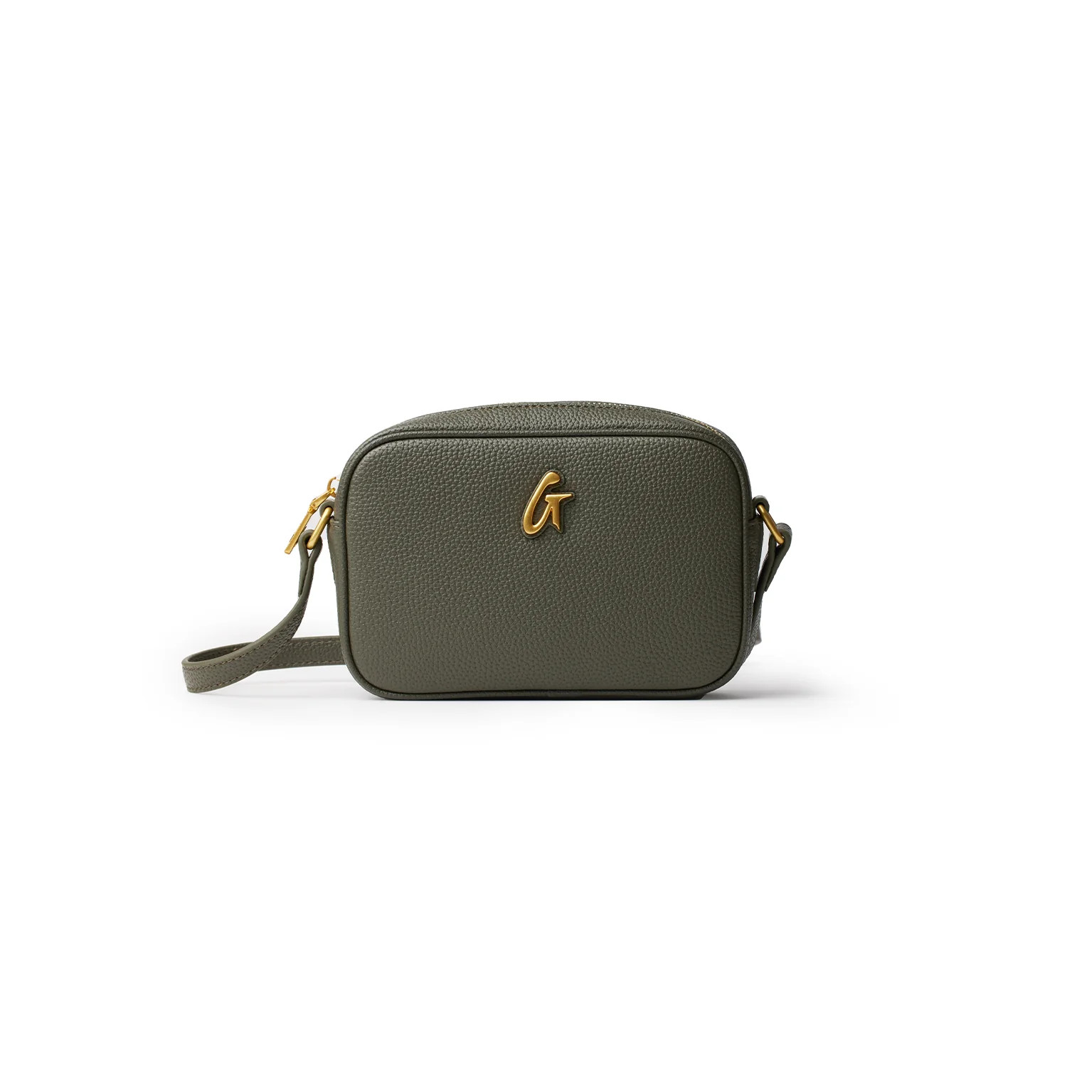 MINI PEBBLE CAMERA BAG - OLIVE GREEN | Glam-Aholic Lifestyle