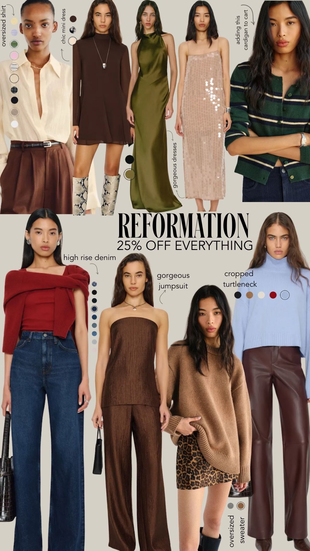 Reformation 25% off Black Friday Sale 

#LTKHoliday #LTKCyberWeek #LTKMidsize