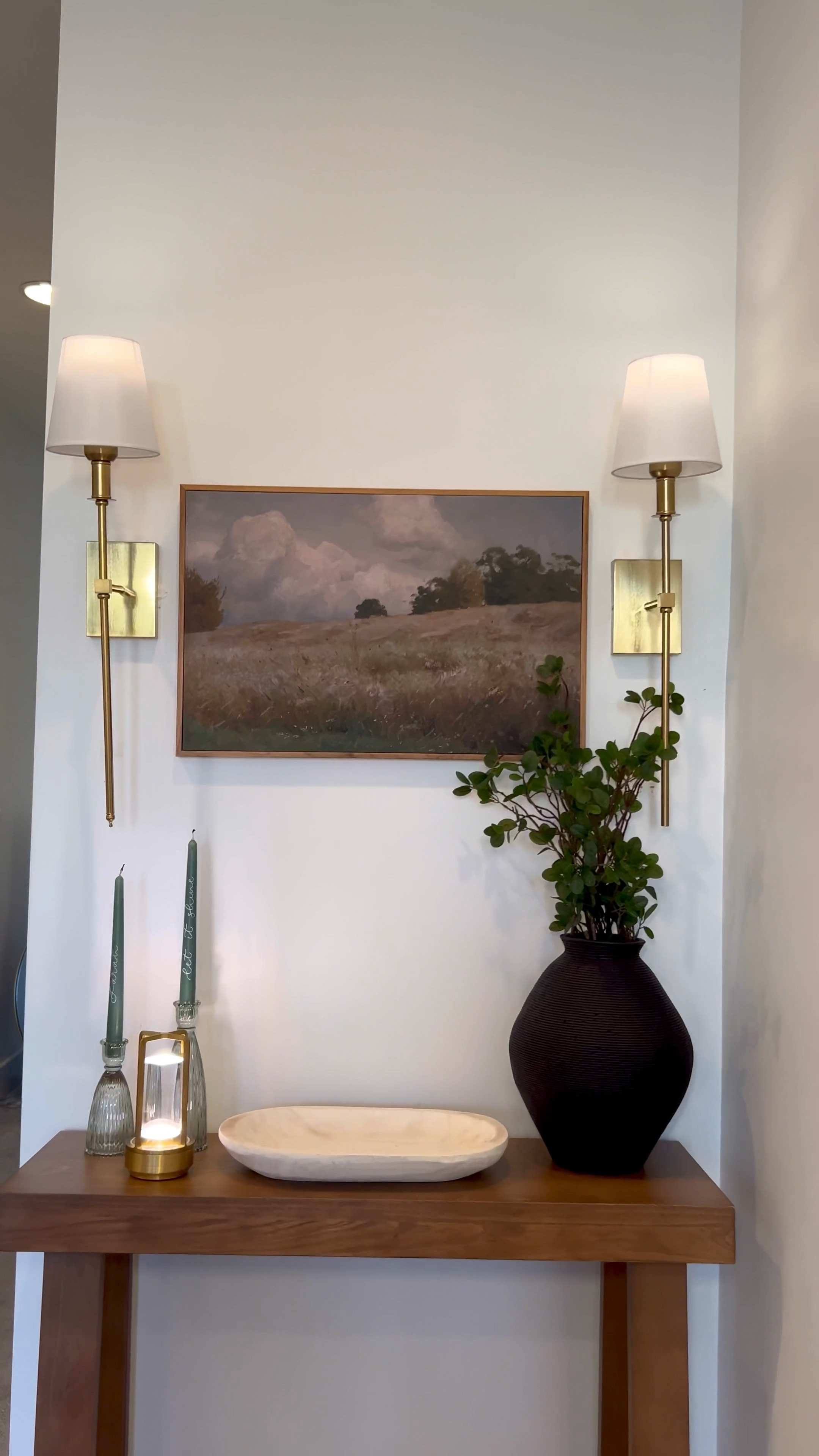 updating the light fixtures in this area made such a difference! These and the lantern are from iluminating store but I linked similarly styles! 

#LTKStyleTip #LTKHome #LTKVideo